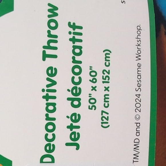 Sesame Street Valentine's Day Character Blanket 💜👹 - Picture 8 of 8